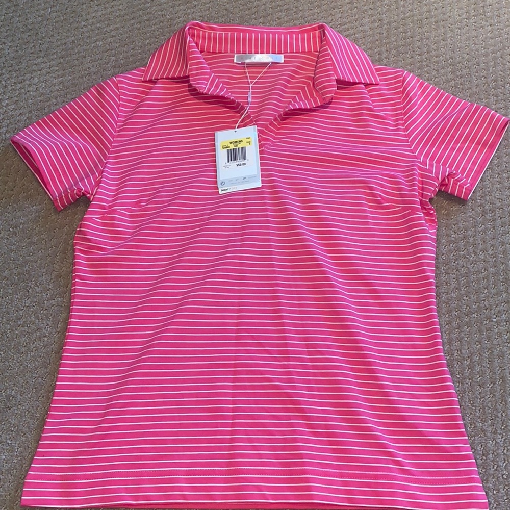 Nike Women’s Pink Golf Top S NWT